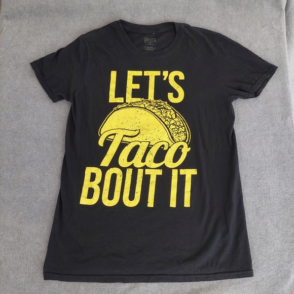 brasico Other - Brisco Brands "Let's Taco Bout It" Graphic Tee Black Medium
